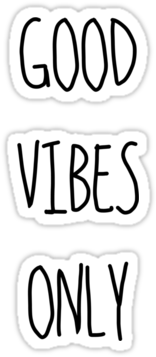 Transparent Good Vibes Only (375x360), Png Download