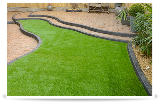 Artificial Grass - Wooden Flooring Artificial Grass (550x364), Png Download