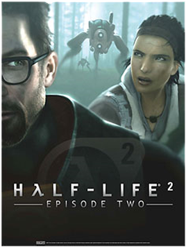 Half-life 2 Episode Two Poster - Half Life 2 Episode Two (450x422), Png Download
