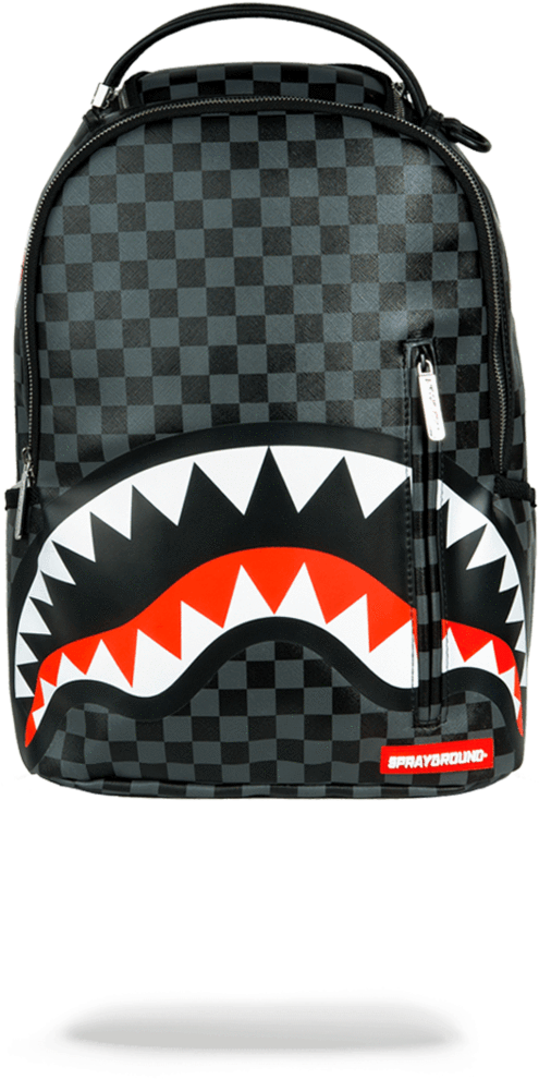 Sprayground- Sleek Sharks In Paris Backpack - Sprayground Shark In Paris Backpack Ones Dark Brown (900x1148), Png Download