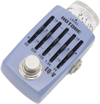 Hotone Eq V 5 Band Graphic Equalizer Pedal - Hotone Skyline Eq-v Graphic Equalizer (350x350), Png Download