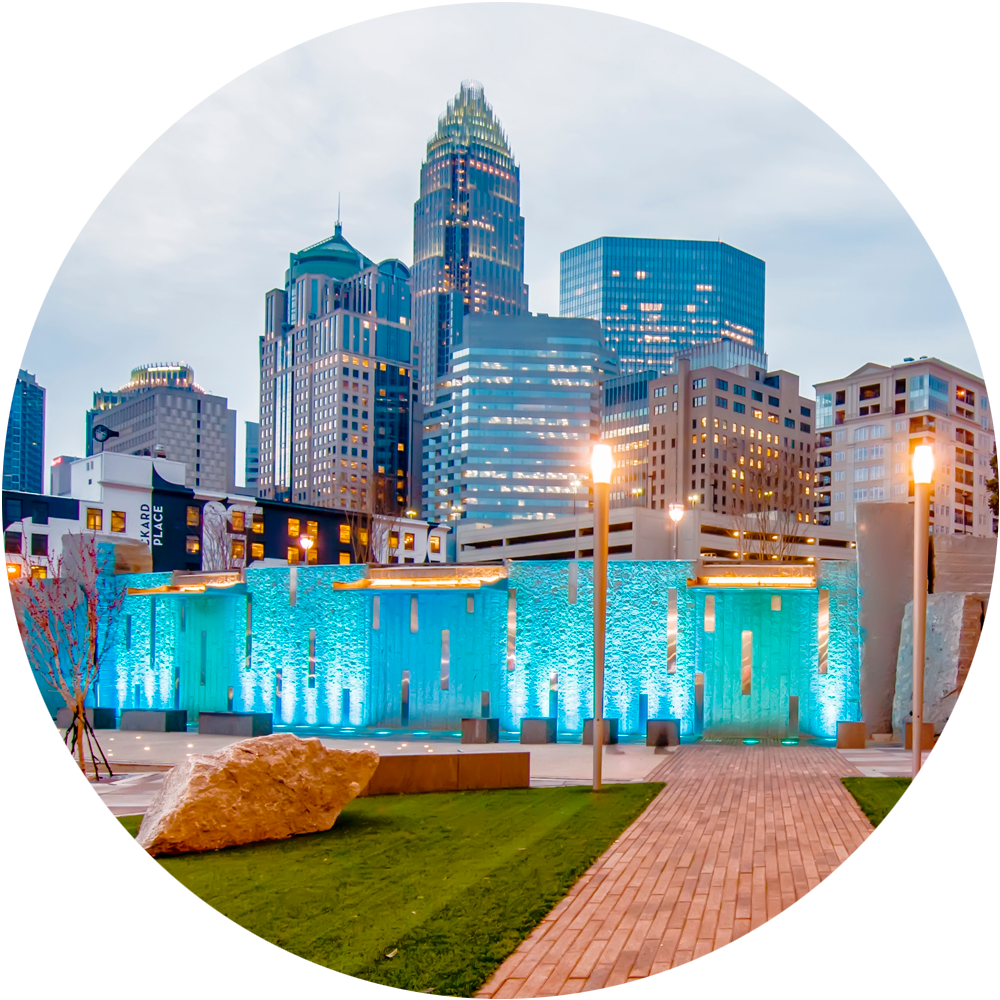 Charlotte - Charlotte North Carolina (1000x1000), Png Download