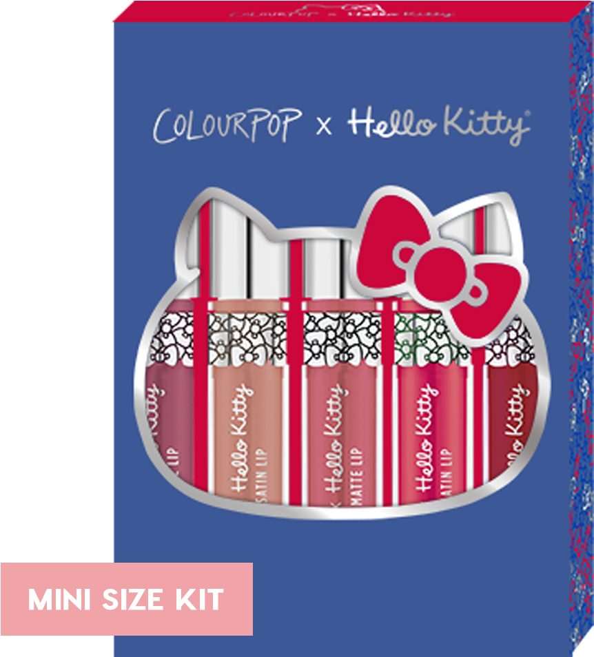 Colourpop - Colourpop Hello Kitty Mini Lip Kit (1024x1024), Png Download