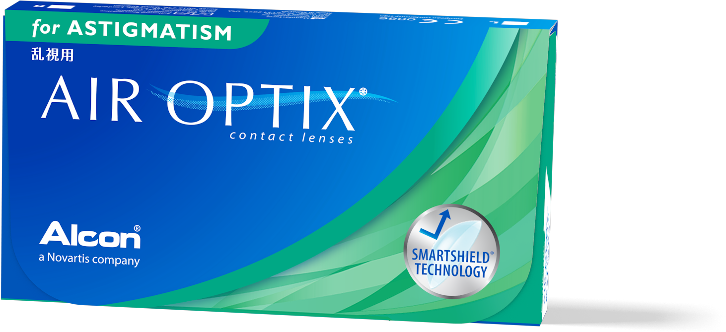 Air Optix Aqua - Air Optix For Astigmatism Contact Lenses (1623x865), Png Download