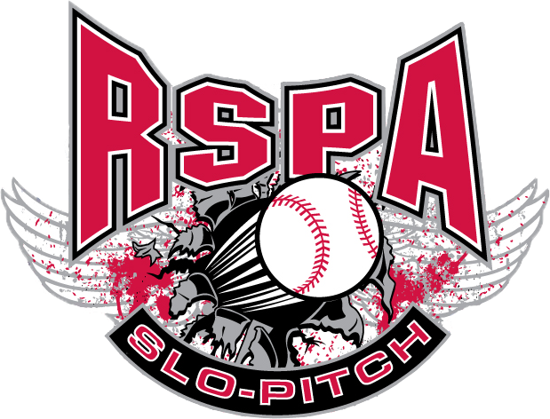 Rspa Slo-pitch Logo - Cafepress Peace-love-softball Square Sticker 3 X Bumper (619x472), Png Download
