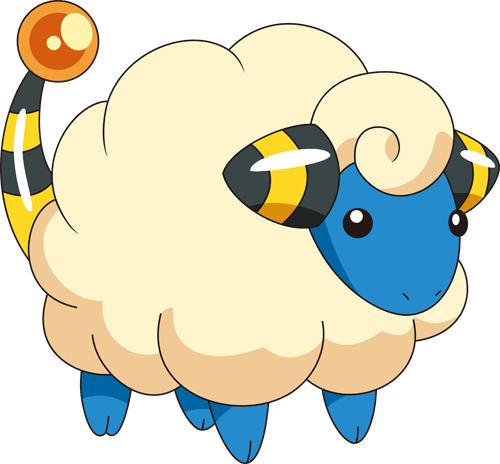 Shiny Mareep Pokédex - Pokemon Mareep (500x464), Png Download