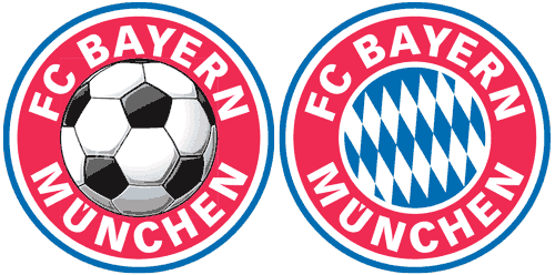 Logo Bayern Munich - Fc Bayern München Mia San Mia (500x248), Png Download