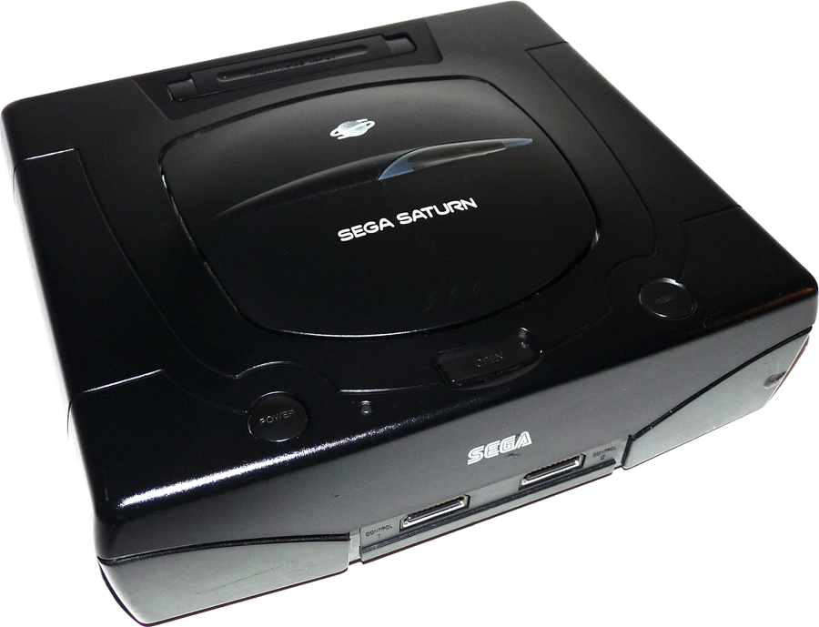O Sega Saturn Foi Mostrado Ao Mundo No Dia 22 De Novembro - Sega Saturn Console Black (900x689), Png Download