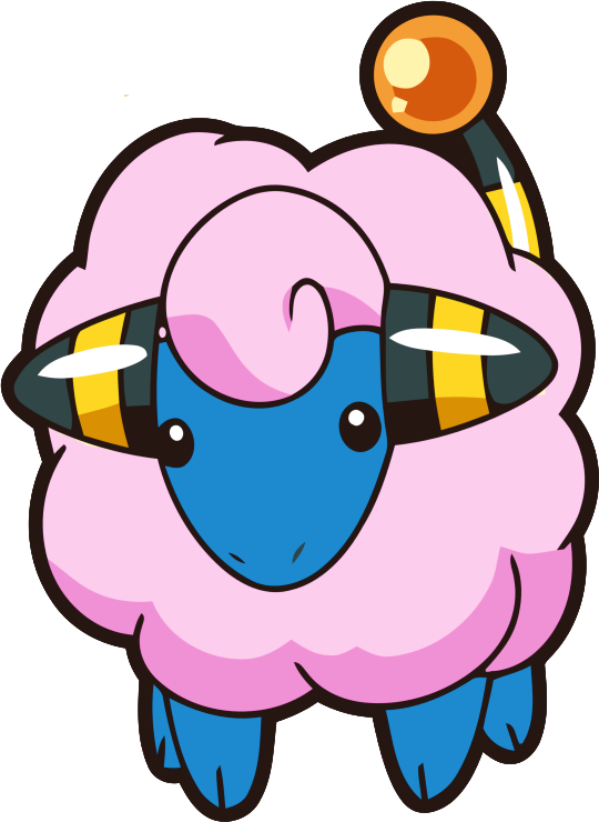 179 Mareep Os2 Shiny - Anime (540x740), Png Download