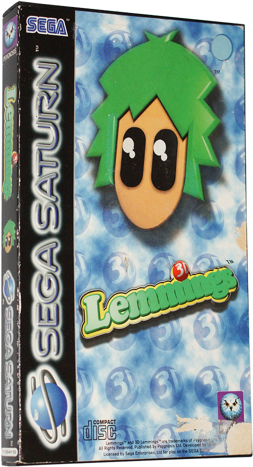 This - Lemmings 3d Playstation Ps1 (579x964), Png Download