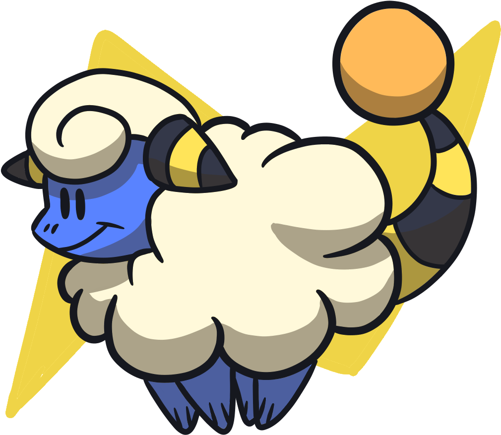 Mareep (1206x1036), Png Download