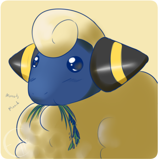 I Love Electric Pokemon And Mareep Is Wonderful - Cartoon (540x557), Png Download