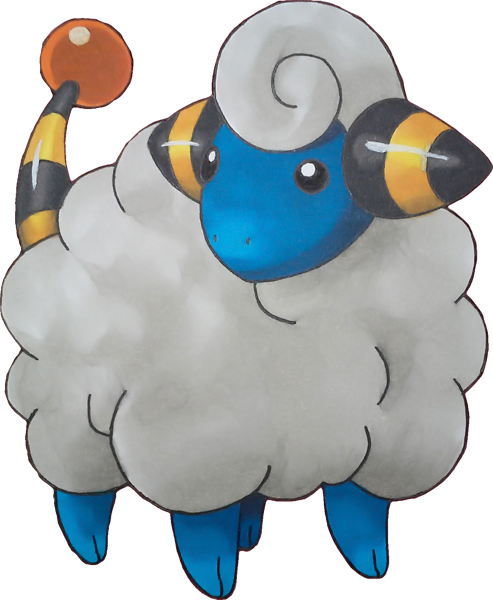 #pokemon #mareep - Pokemon Mareep (493x600), Png Download