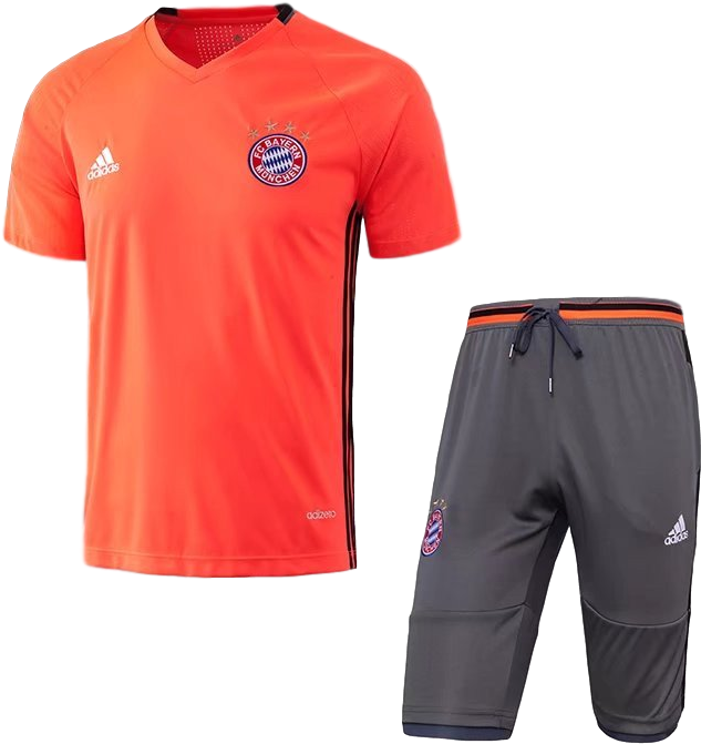 17-18 Bayern Munich Orange Training Kit - Bayern Munich Training Kit 17 18 (675x675), Png Download