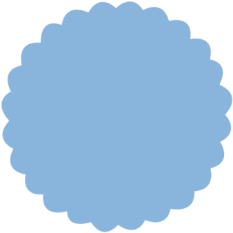 Punch Scallop Circle 5cm - Vaessen Creative Circle Scallop Punches, Plastic/steel, (464x467), Png Download