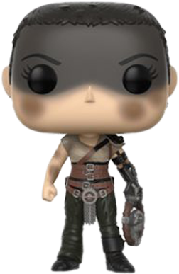 Fury Road Furiosa Pop Vinyl Figure - Funko Mad Max Furiosa (500x500), Png Download