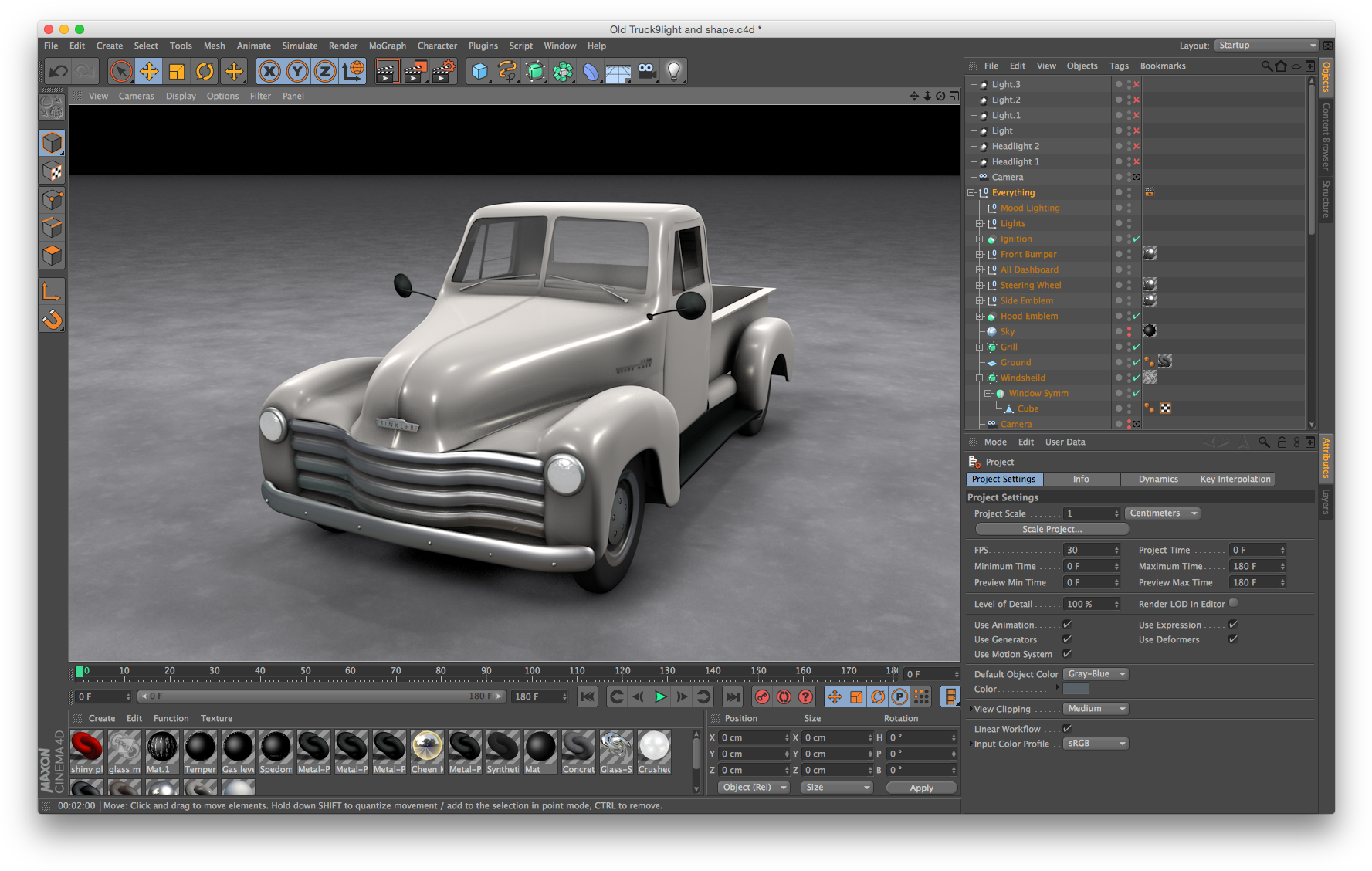 3d Modeling - Old Truck - Truck (1792x1139), Png Download