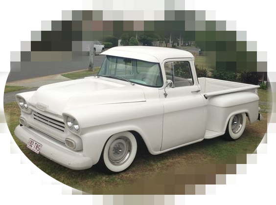 Chevy Apache Pickup Truck - Chevy Pickup 1958 For Sale Australia (564x420), Png Download