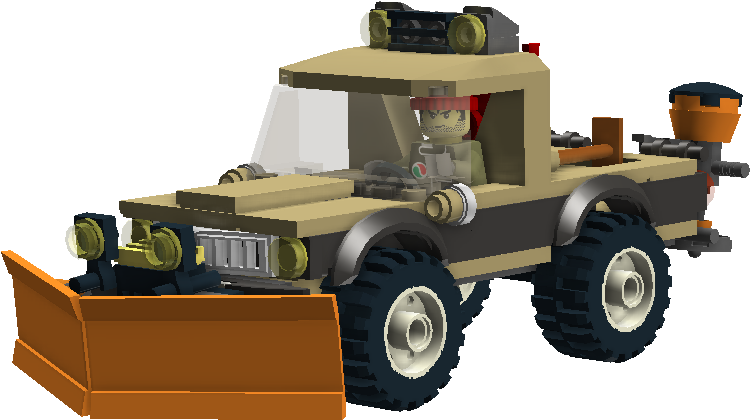 Old Plow Truck - Lego Old Truck (1362x625), Png Download