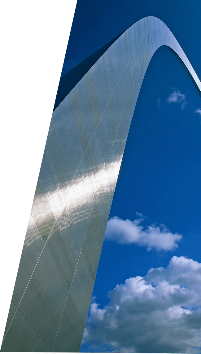 Gateway Arch - Gateway Arch Museum (649x1140), Png Download