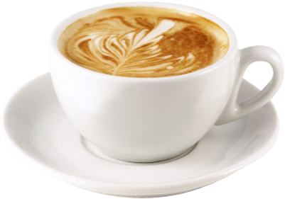 Cappuccino Png - Milk Coffee Cup Png (400x400), Png Download