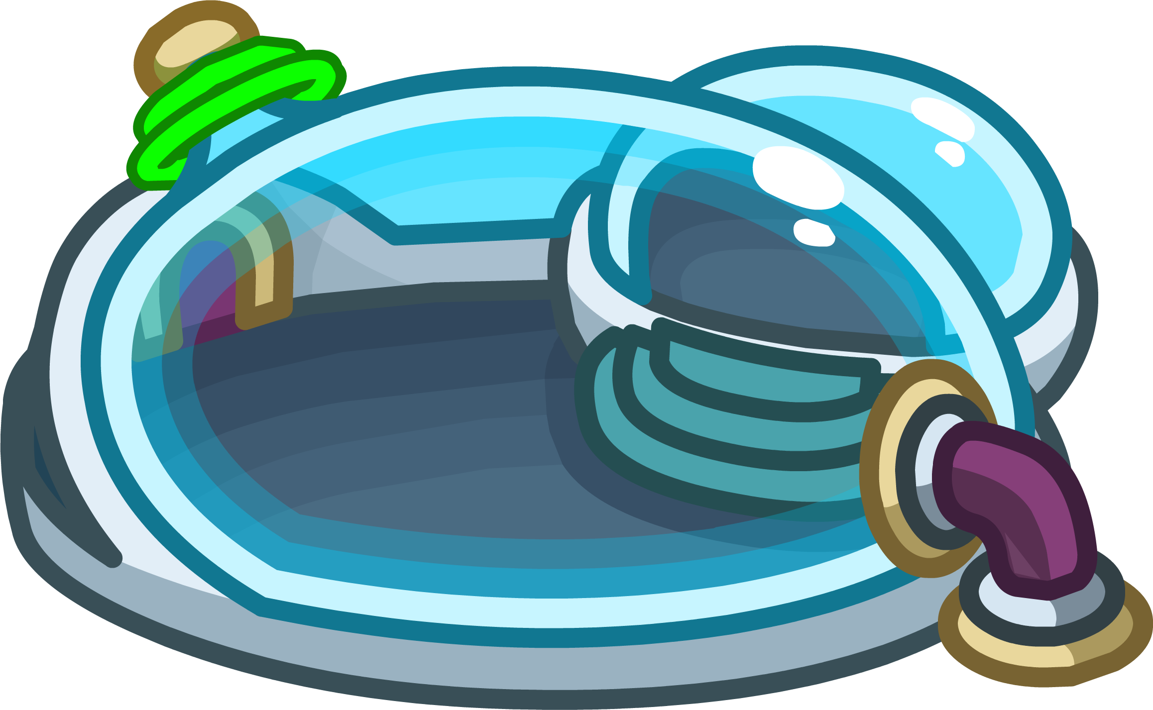 Space Dome Igloo Icon - Dome (2316x1427), Png Download