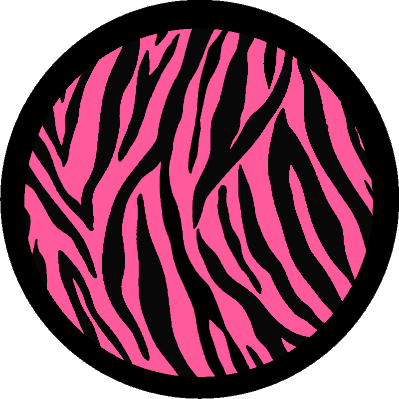 Pink Zebra By Adam Hale - Pink Zebra Print (800x800), Png Download