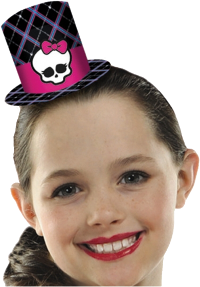 Monster High Party Top Hats - Birthday Party Monster High Hats (464x600), Png Download