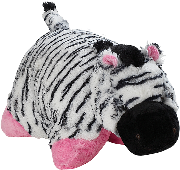 Jumboz Pink Zebra Pillow Pet - Zebra Pillow Pet (600x600), Png Download