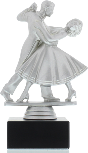 Figure Dancing Couple 16,0cm Silver-coloured - Statue (900x600), Png Download