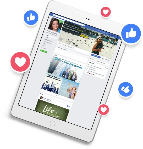 Tablet With Social Marketing - Marketing (546x570), Png Download