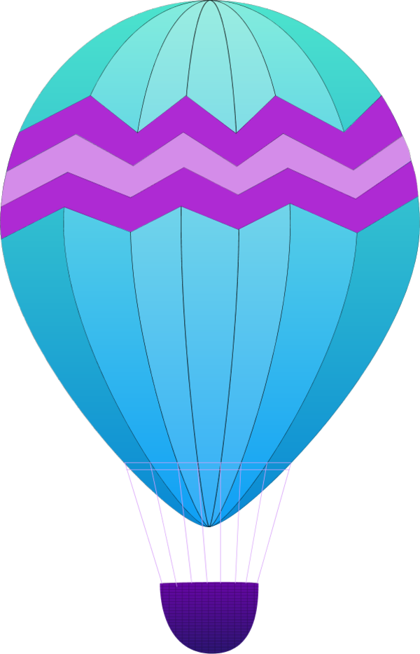 Hot Air Balloons - Hot Air Balloon (600x933), Png Download
