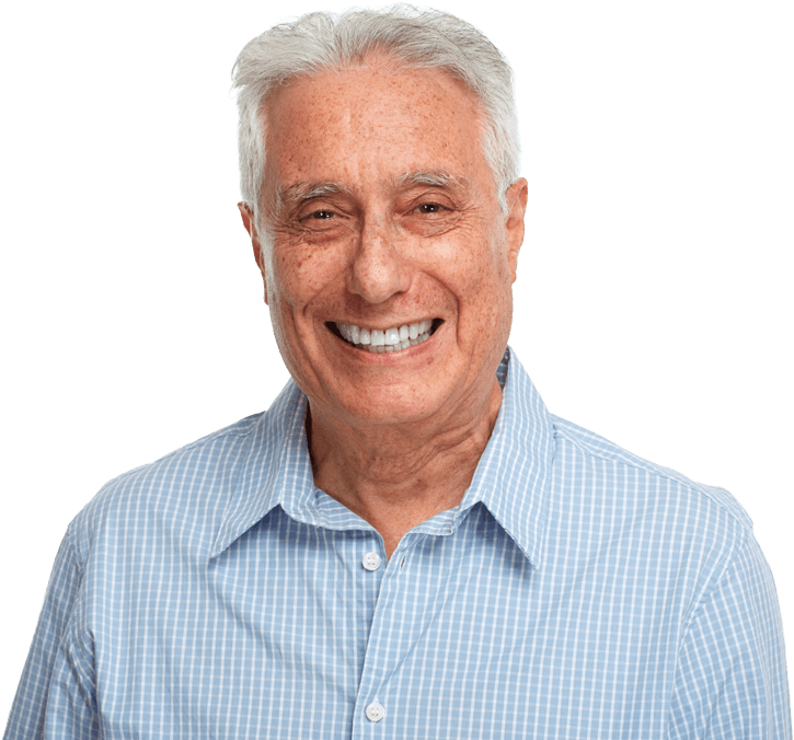 Old Man Smiling Png (734x681), Png Download