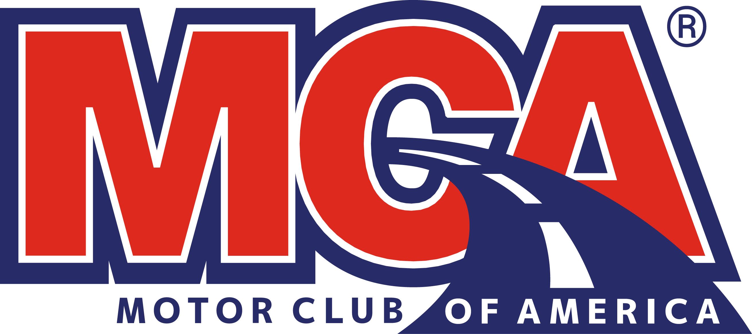 Awesome Save With America Club Logo - Motor Club Of America (2623x1166), Png Download