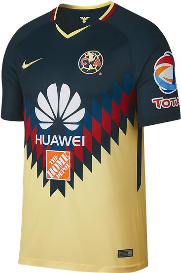 17/18 Nike Club America Home Jersey - Club America Kit 2018 (550x550), Png Download