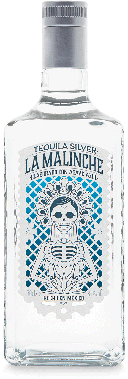 Intense Notes Of Baked Agave With Hints Of Mint And - La Malinche Tequila Silver (629x1351), Png Download