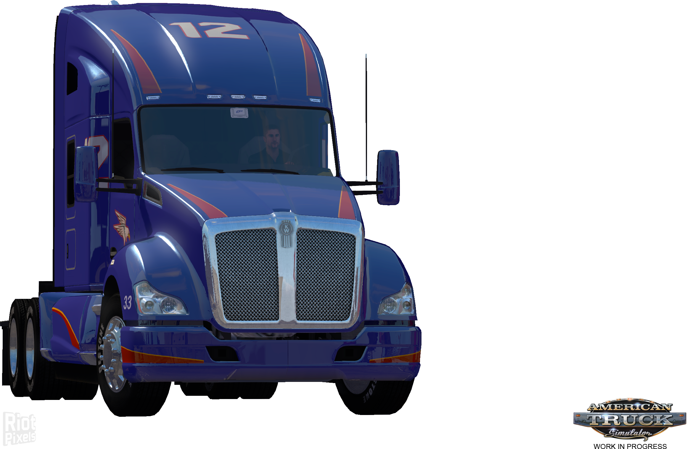 2321 × - American Truck Simulator Png (2321x1519), Png Download
