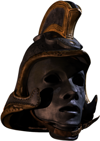 The Mask Helmet I Was Modeling Roman Gladiator Helmet - Mask (960x540), Png Download