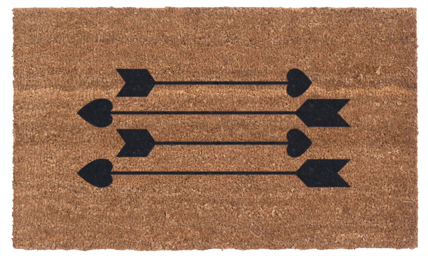 Cupid's Arrows Coco Door Mats - Coco Mats N More Arrows Doormat (1499x895), Png Download