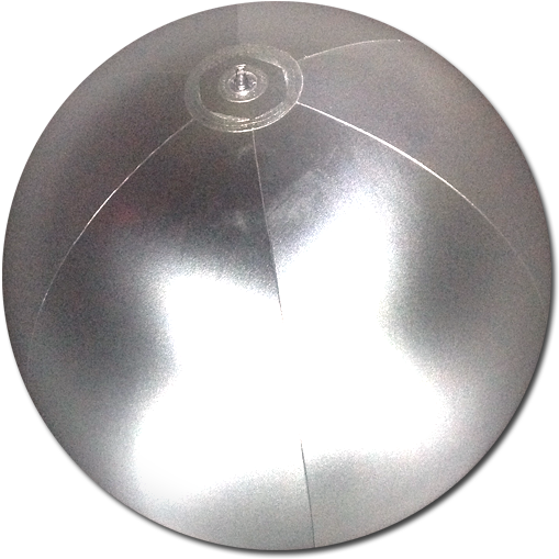 16'' Crystal Glow Led Beach Balls - Circle (525x525), Png Download