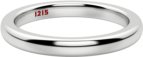 Classic Wedding Band - Wedding Ring (600x600), Png Download