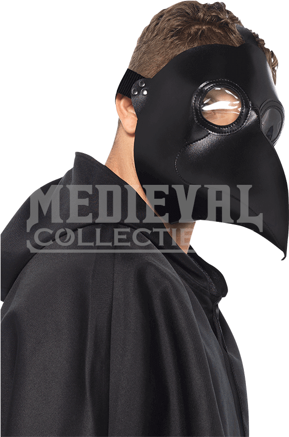 Faux Leather Plague Doctor Mask (850x850), Png Download