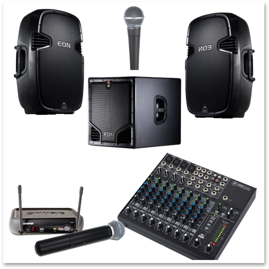 Dj Sound System - Mackie 1202-vlz4 12 Channel Analog Compact Mixer (1000x941), Png Download