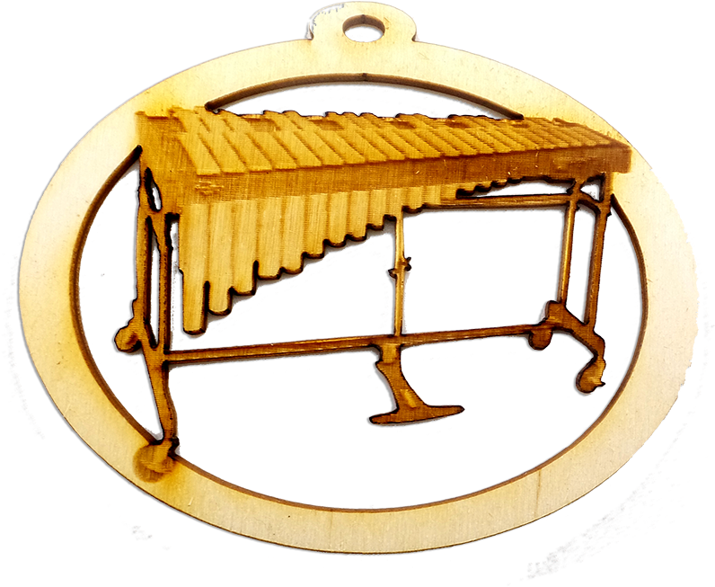 Personalized Marimba Ornament - เครื่องดนตรี ไว บรา โฟน (1000x894), Png Download