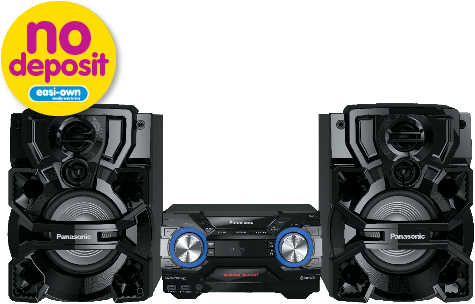 Panasonic 1700w Audio System - Panasonic Sc-akx660e-k Mini System (480x320), Png Download