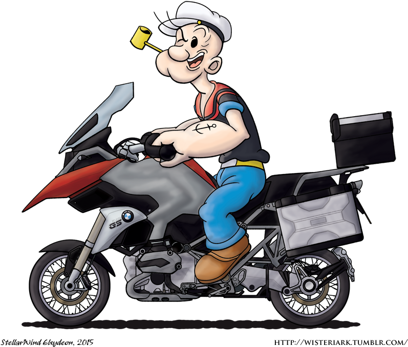 Bmw R1200gs Cartoon Clipart Bmw R1200gs Motorcycle - Happy Birthday Bmw Motorcycle (800x700), Png Download