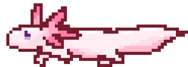 Axolotl - Walking (630x230), Png Download