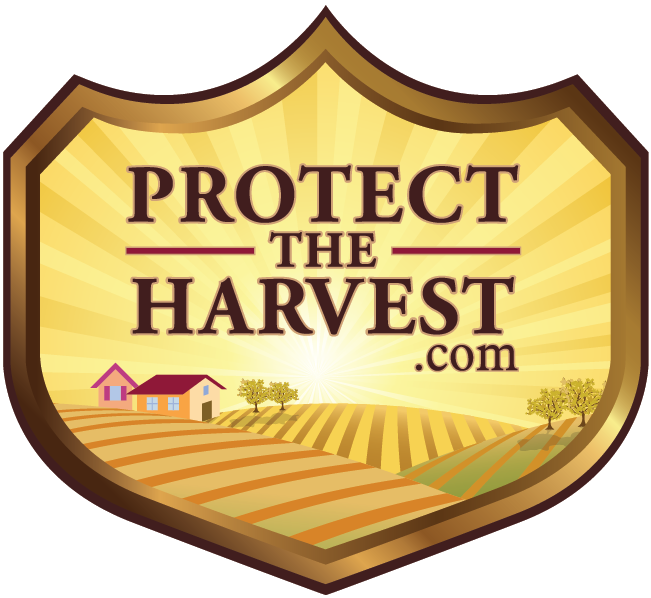 On Dark Backgrounds - Protect The Harvest Logo (651x598), Png Download