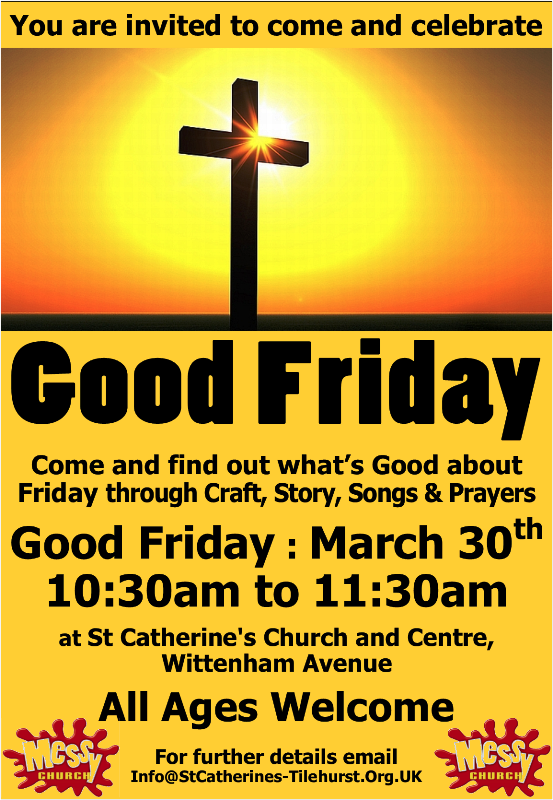 Please Join Us To Celebrate Easter At Our All Age 'messy - Messy Church (553x800), Png Download