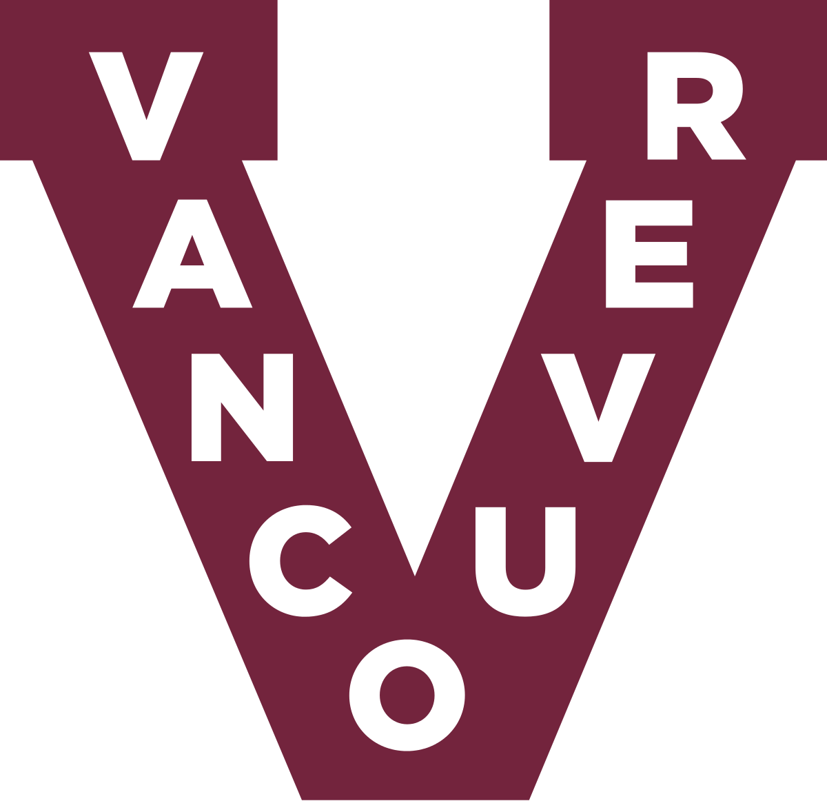 Vancouver Canucks V Logo (1200x1162), Png Download